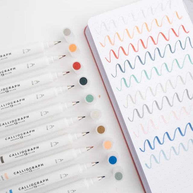 Calliographs Summer Beyond the sea - 10 - pack - 1 - Archer & Olive - Tidformera