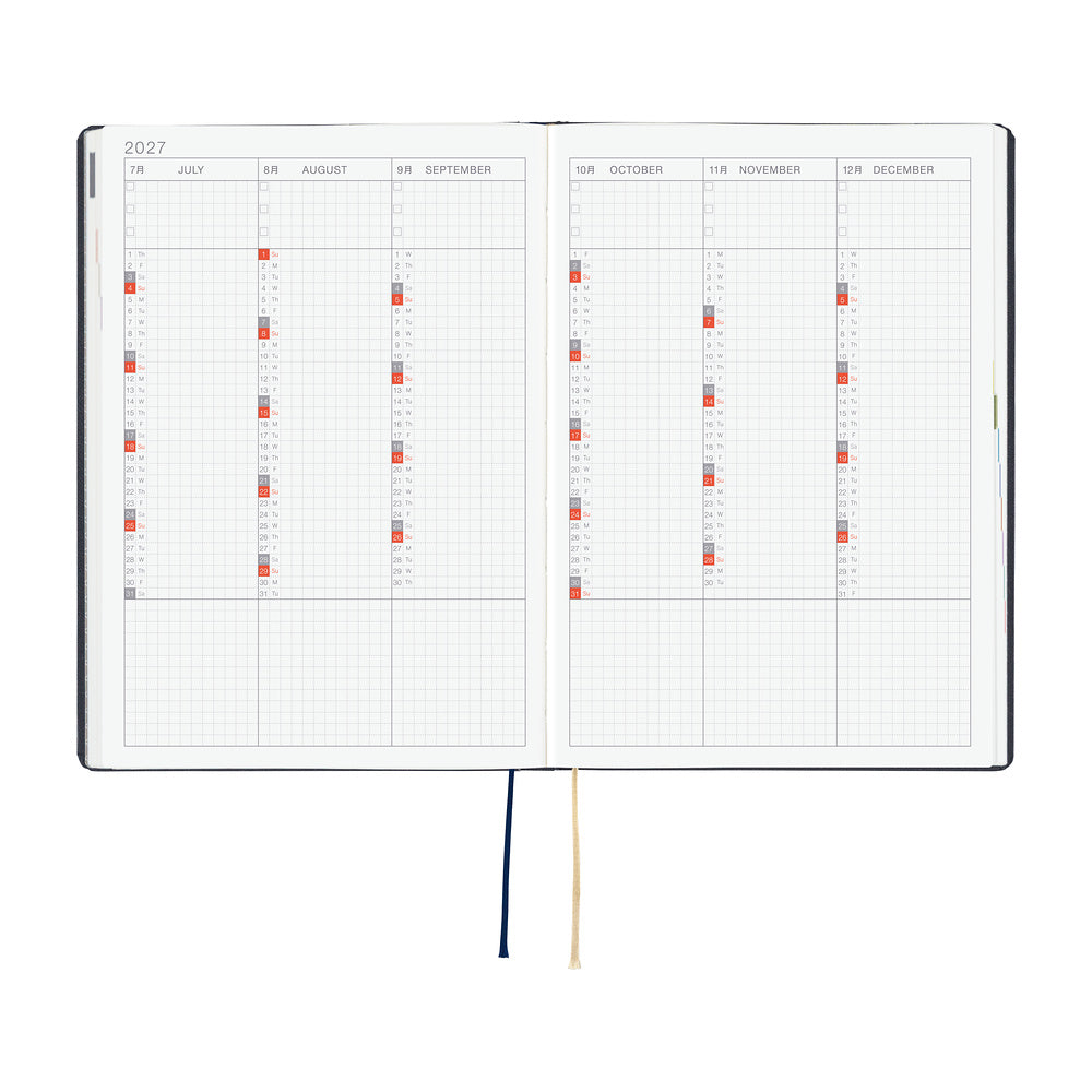 Hobonichi HON A5 Slash - Navy - 2027