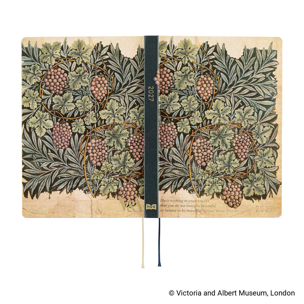 Hobonichi HON A5 The V&A Series: Vine - 2027