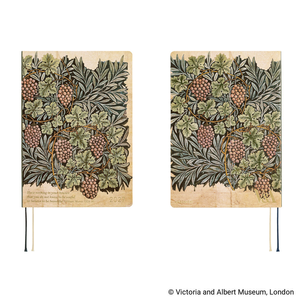 Hobonichi HON A5 The V&A Series: Vine - 2027