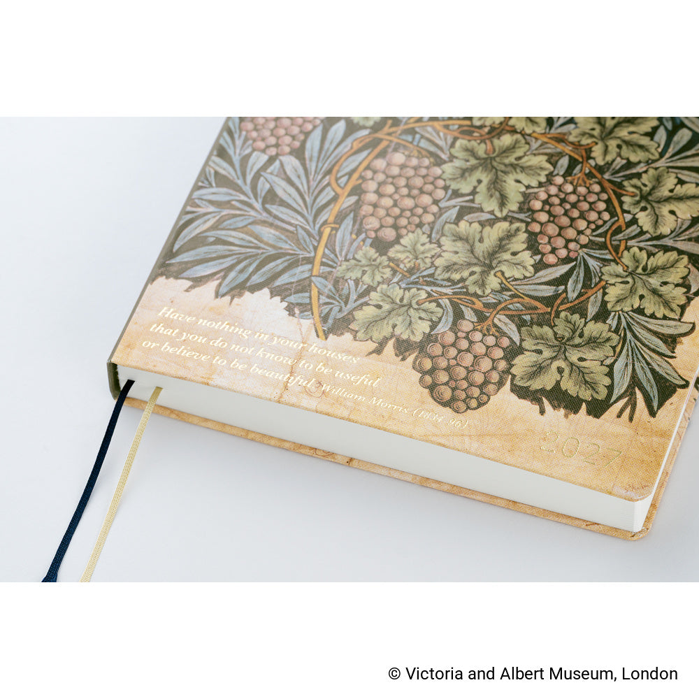 Hobonichi HON A5 The V&A Series: Vine - 2027