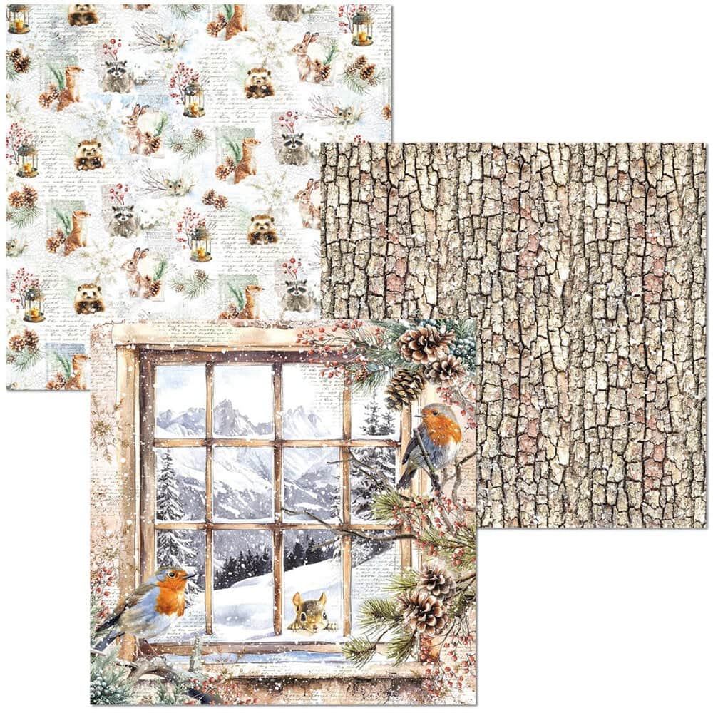 Deluxe &amp; Vellum Dual pack 15 x 15 cm - 6-pack Forest Tales