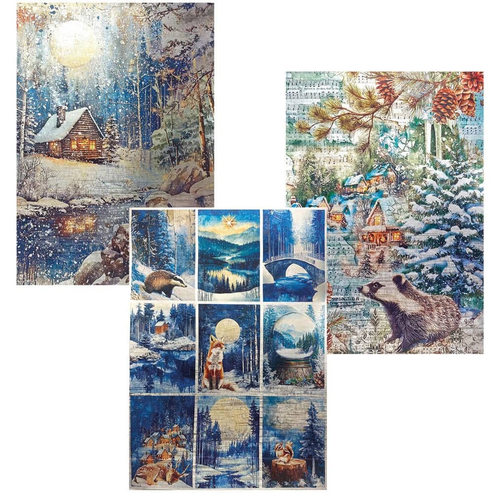 Deluxe &amp; Vellum Dual pack A4 - 6-pack Forest Tales