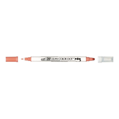 Clean color dot pen - Island Coral 207 - ZIG Kuretake - Tidformera