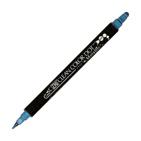 Clean color dot pen Metallic - Blue 125 - 1 - ZIG Kuretake - Tidformera