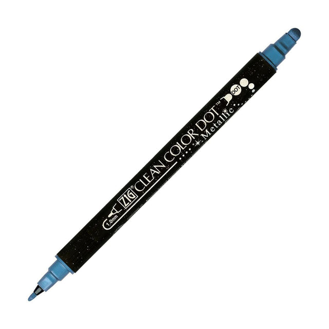 Clean color dot pen Metallic - Blue 125 - ZIG Kuretake - Tidformera