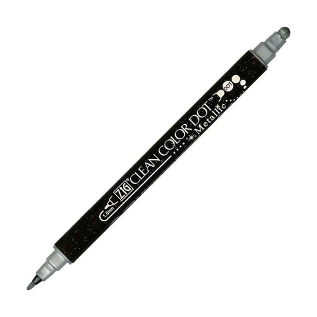 Clean color dot pen Metallic - Silver 102 - ZIG Kuretake - Tidformera