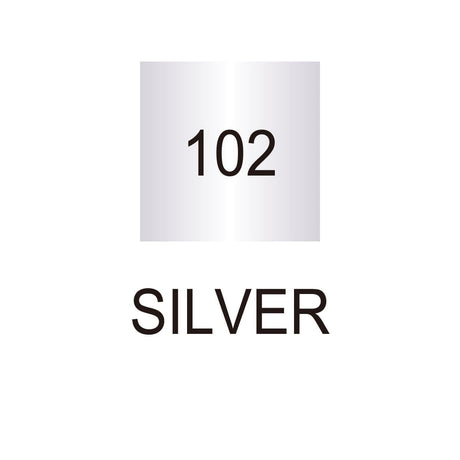 Clean color dot pen Metallic - Silver 102 - 2 - ZIG Kuretake - Tidformera