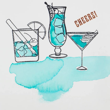 Clear Stamp Set - Don't Drink the Ink - 4 - The Well-Appointed Desk - Tidformera