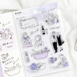 Clear stamps Adult Women - Night - BGM - Tidformera