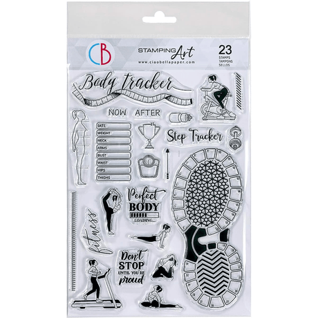 Clear stamps - BuJo Fitness - 1 - Ciao Bella - Tidformera