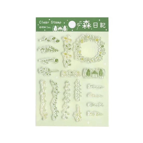 Clear stamps Diary - Mori - 1 - BGM - Tidformera