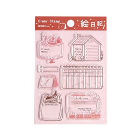 Clear stamps Diary - Picture - 1 - BGM - Tidformera