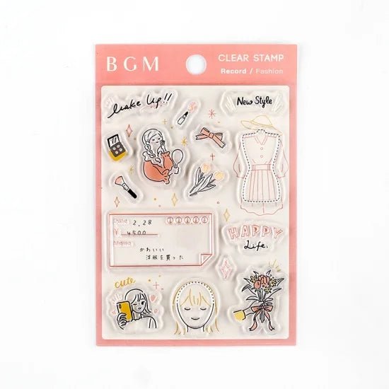 Clear stamps Fashion - BGM - Tidformera