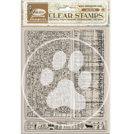 Clear stamps Fortune - Egypt - Stamperia - Tidformera