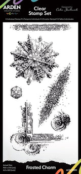 Clear stamps - Frosted Charm - 1 - Arden Creative Studio - Tidformera