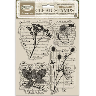 Clear stamps Herbarium Silvae - Botanic - 1 - Stamperia - Tidformera