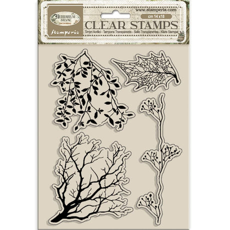 Clear stamps Herbarium Silvae - Branches - 1 - Stamperia - Tidformera