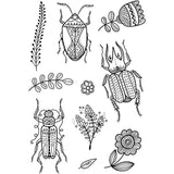 Clear stamps Insekter - Creotime - Tidformera