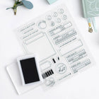 Clear stamps Self Care - 1 - Archer & Olive - Tidformera
