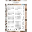 Clear Stamps Set - Perpetual Calendar - Månad - 1 - Emadam Art & Design - Tidformera