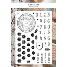 Clear Stamps Set - Perpetual Calendar - Vol. 1 - 1 - Emadam Art & Design - Tidformera