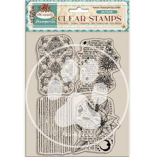 Clear stamps The Nutcracker - Poinsettia - 1 - Stamperia - Tidformera