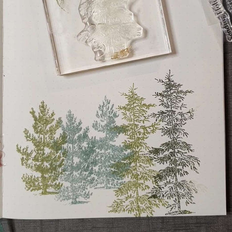 Clear stamps - Winter Etchings - 2 - Arden Creative Studio - Tidformera