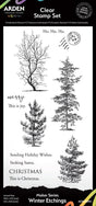 Clear stamps - Winter Etchings - 1 - Arden Creative Studio - Tidformera