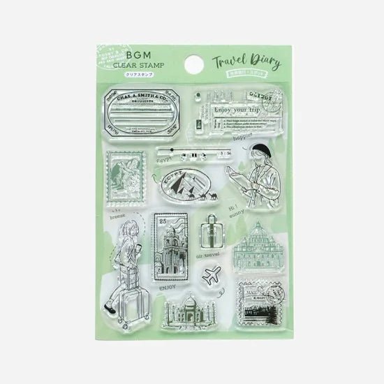 Clear stamps World Travel - Spot - BGM - Tidformera