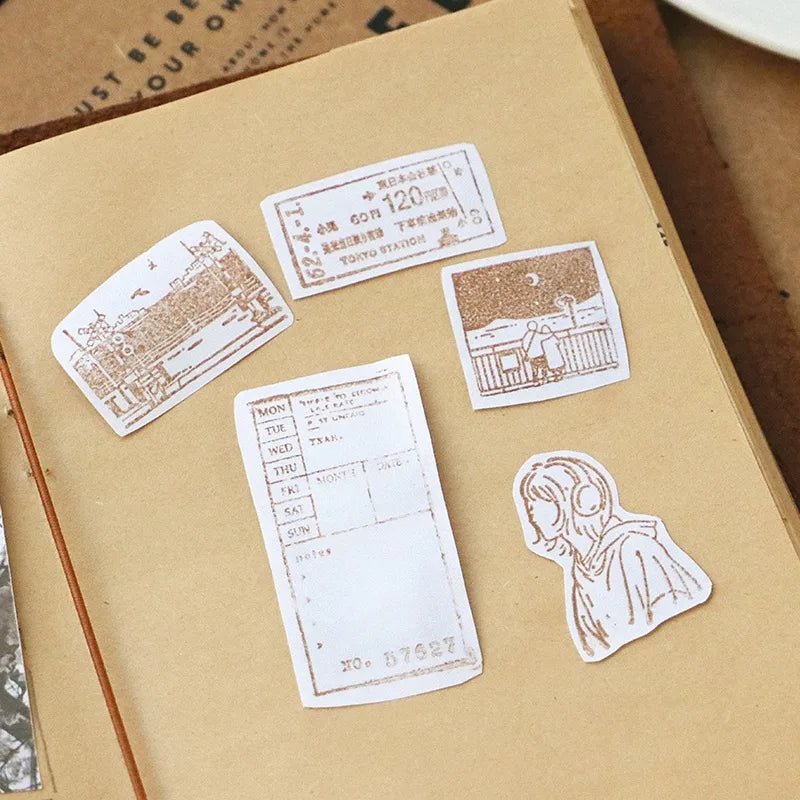 Clear stamps World Travel - Walking - BGM - Tidformera