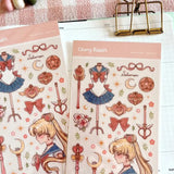 Clear Stickers fanart series - Sailormoon - 3 - Cherry Rabbit - Tidformera