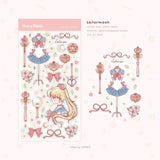 Clear Stickers fanart series - Sailormoon - 4 - Cherry Rabbit - Tidformera