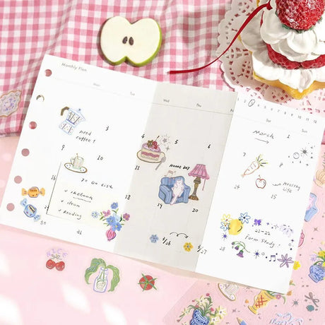 Clear stickers IRIDE 3-pack - Colors for Living - 3 - BGM - Tidformera