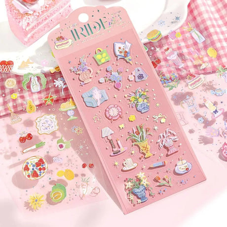 Clear stickers IRIDE 3-pack - Colors for Living - 2 - BGM - Tidformera