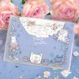 Clear stickers IRIDE 3-pack - Fairy tale Animal - 4 - BGM - Tidformera