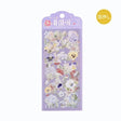 Clear stickers IRIDE 3 - pack - Flower Blooming - BGM - Tidformera