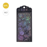 Clear stickers IRIDE 3 - pack - Hanabi - BGM - Tidformera