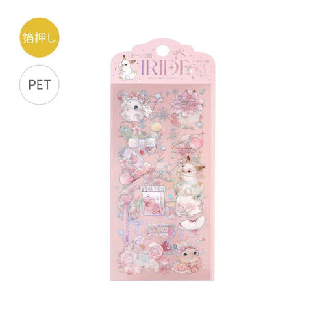 Clear stickers IRIDE 3 - pack - Rabbit - BGM - Tidformera