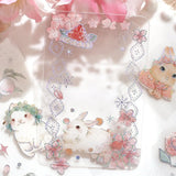 Clear stickers IRIDE 3 - pack - Rabbit - 4 - BGM - Tidformera