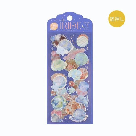 Clear stickers IRIDE 3 - pack - Universe - 1 - BGM - Tidformera