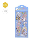 Clear stickers IRIDE 3 - pack - Wonderland - BGM - Tidformera