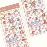 Clear Stickers No. 023 Lovely Cottage - 3 - Cherry Rabbit - Tidformera
