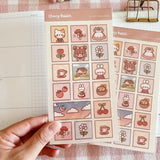 Clear Stickers No. 023 Lovely Cottage - 5 - Cherry Rabbit - Tidformera