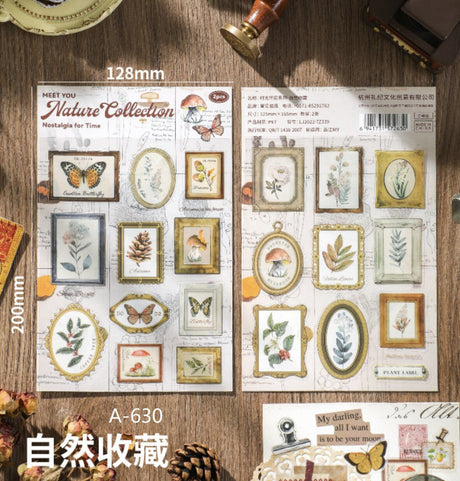 Clear stickers - Nostalgia for time - Nature collection - Other - Tidformera