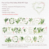 Clear stickers Pre - cut Lily of the Valley - Washi Tape Shop - Tidformera