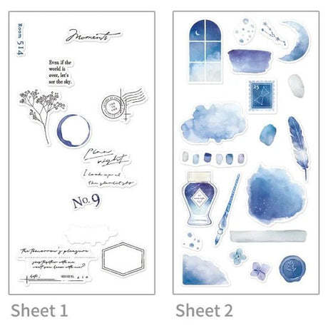 Clear stickers to INK - Silence - Q-LiA - Tidformera