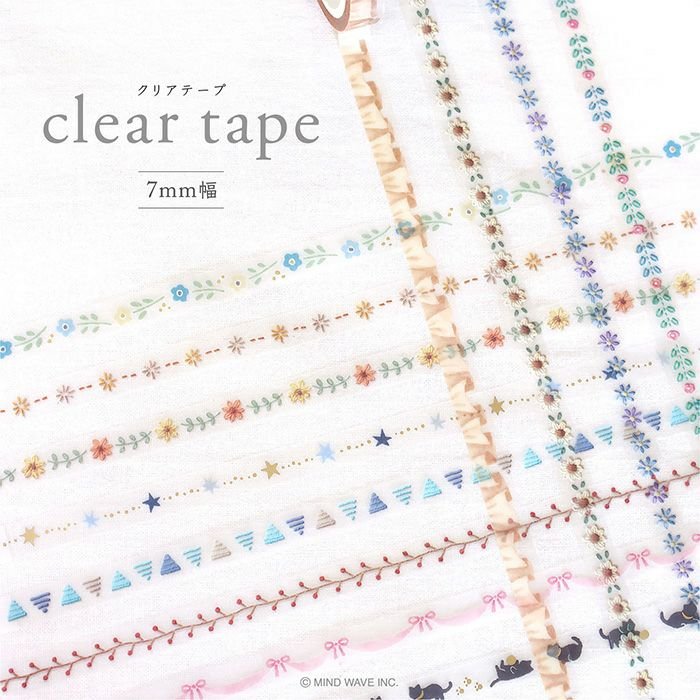 Clear tape 7 mm - Hana 4 - 2 - Mind Wave - Tidformera
