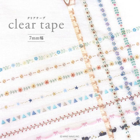 Clear tape 7 mm - Hana 4 - 2 - Mind Wave - Tidformera