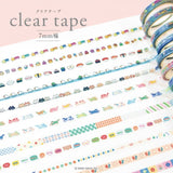 Clear tape 7 mm - Pop icon - Cats - 2 - Mind Wave - Tidformera